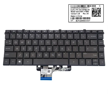 NOS inglés retroiluminación del teclado para HP Spectre x360 13-AW 0023DX 13-AW0020NR 13 AW0013DX reemplazo de los teclados de piezas Nuevas NSK-XT3BQ