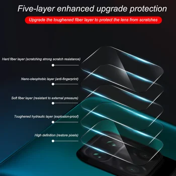 5pack Lente de la Cámara Protector de Pantalla Para Xiaomi Mi 10T Mi10 Pro Lite Mi 10 Ultra Cristal de Vidrio Templado Para Xiaomi11 10 mi de 10 T lite